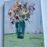 Framed Original Floral Painting Flower Art Framed  Contemporary Art Painting  Original Gift Image 9