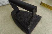 Antique Black Cast Iron Original Cast Iron Flat Iron / Door Stop / Bookend / Farmhouse Kitchen