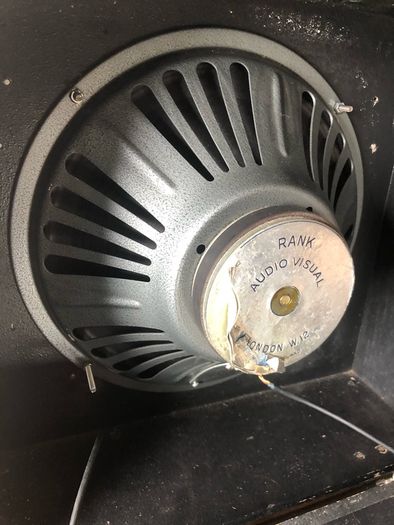 Bell & Howell speaker cabinet Goodmans Fanframe