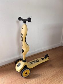 Scooter 2-in-1 with seat & 3 wheels - Highwaykick 1 Lemon