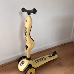 Scooter 2-in-1 with seat & 3 wheels - Highwaykick 1 Lemon