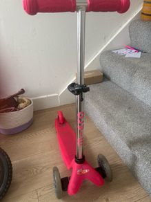 Pink micro mini scooter