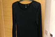 top black, sequin shoulder 12