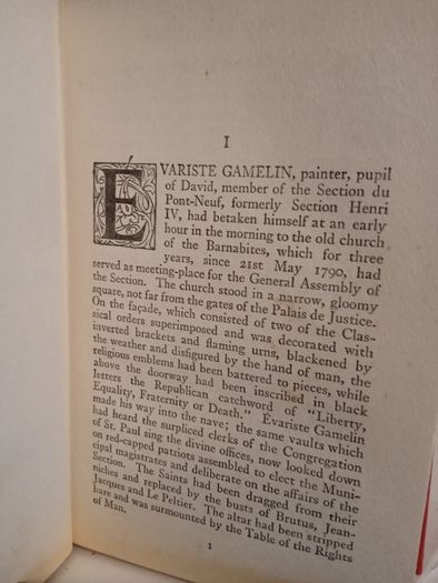 The Gods are Athirst by Anatole France. Authorised Translation by Alfred Allinson (HQ112)