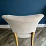 EZ Living Ava Beige Linen Look Fabric Barstool Image 4