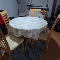Dining table and chairs