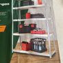 metal shelving storage units.   Heavy duty Image 2