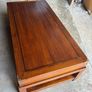Military style Walnut Coffee Table Image 3