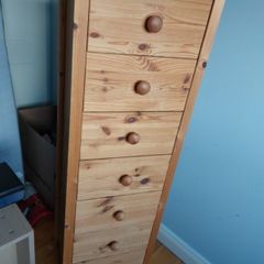 Pine Tall Boy / Chest of Drawers x 7