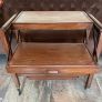 Antique Art Deco Metamorphic Side Table Tea Trolley 1920s Image 6