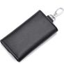 Leather Keychain Car Key Case Bag for Keys Organizer Money Card Holder Pouch Image 2