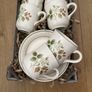 Vintage Arklow Pottery Honey Stone 6 Cups& Saucers Image 3