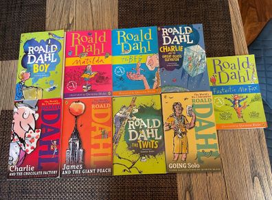 collection of Roald Dahl's books