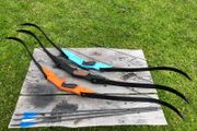 Archery Bow, 54" Youth Recurve, Left/Right hand (20, 25 lbs) +3x arrows