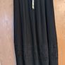 M&S Pleated  Black Skirt With  Lace Sections.   S.12.(40)  B.N.W.T. Image 3