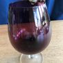Vintage Brandy Glass with Hanging Cat Ornament Image 2