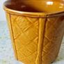 Vintage Churchill Brown Glaze Ceramic Planter. Image 2