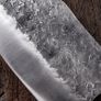 Cleaver Knife Stainless Steel Wood Handle Kitchen Butcher  by Di'Casteel Image 4