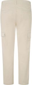 Pepe Jeans Men's Slim Cargo Poplin Trousers, Beige, Size XL - 36W