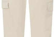 Pepe Jeans Men's Slim Cargo Poplin Trousers, Beige, Size XL - 36W