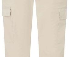Pepe Jeans Men's Slim Cargo Poplin Trousers, Beige, Size XL - 36W