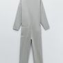 Zara Textured Jumpsuit Image 5