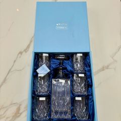 Newbridge Silverware 7-Piece Whiskey Decanter & Glass Set - Brand New