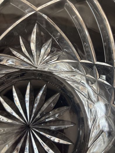 Killarney Crystal bowl plate