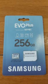 Samsung EVO Plus 256gb Memory Card, micro SD and card adapter, New
