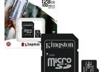 Kingston Micro SD  Memory Card 128GB Sd Card with Adaptor