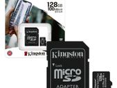 Kingston Micro SD  Memory Card 128GB Sd Card with Adaptor
