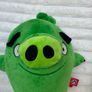 Angry Birds Smiling Green Pig Plush Approx. 23 cm. Used Please see photos Image 3