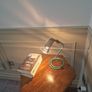 Vintage Esto Lamp, Italy, 1980s, Spiral base, Memphis style, designer lighting collection. Image 7