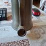 Vintage Pewter Tankard featuring a distinctive Pipe-Shaped Handle, British or Dutch, often dated from the 18th to 20th centuries Image 3