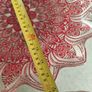 Vintage Large Turkish Art Decorative Center pice Plate. Red and silver / gold on the back . Image 5