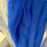 Cobalt blue Debs dress with a subtle sparkle Image 3