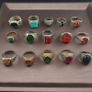 Antique Brass Rings Lot of 15 Mixed Vintage Collectible Rings Image 2