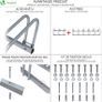 4 Bike Stand Floor or Wall mounted bike rack for garage Bicycle Parking rack Cycle Storage Locking Stand (FREE POSTAGE) Image 5