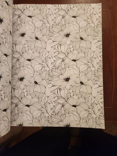 The Flowers And Nature Colouring Book.  Large Volume Paperback In Good Condition.