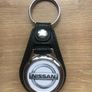 Synthetic leather Nissan key ring with shopping trolley token/coin Image 2