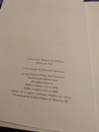 Book lot from Michael D. O'Brien.