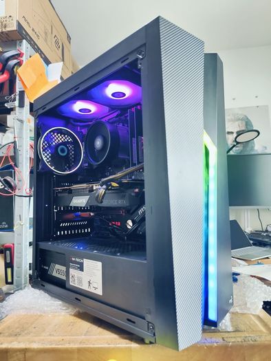 Custom Built Gaming PC Ryzen 5/16GB/SSD+HDD/GeForce RTX/WiFi/W11