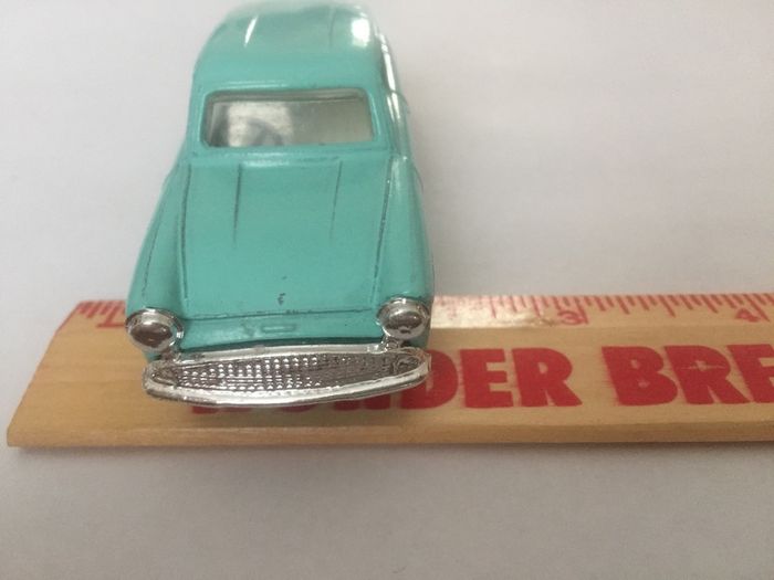 Spot-on. Tri-ang. Ford Anglia. Model number 213. Featured in Harry Potter movie.