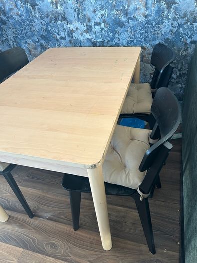 FREE!!! table + 4 chairs