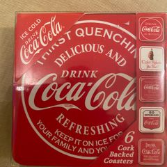 Coca Cola Cork Backed Coasters (6)