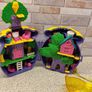 Vintage 1995 Winnie the Pooh "Hunny Pot" Treehouse & Polly Pocket Keychain Lot Image 5