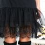 Black Petticoat with Lace and Tulle Image 3