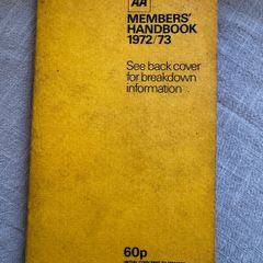 AA Members Handbook 1972 73