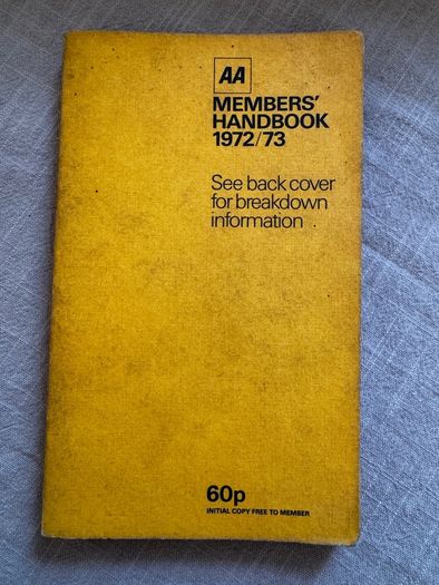 AA Members Handbook 1972 73