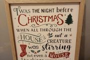 Wooden christmas print in 3D